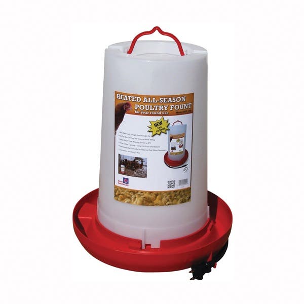 Farm Innovators Heated Poultry Fountain 3 gal
