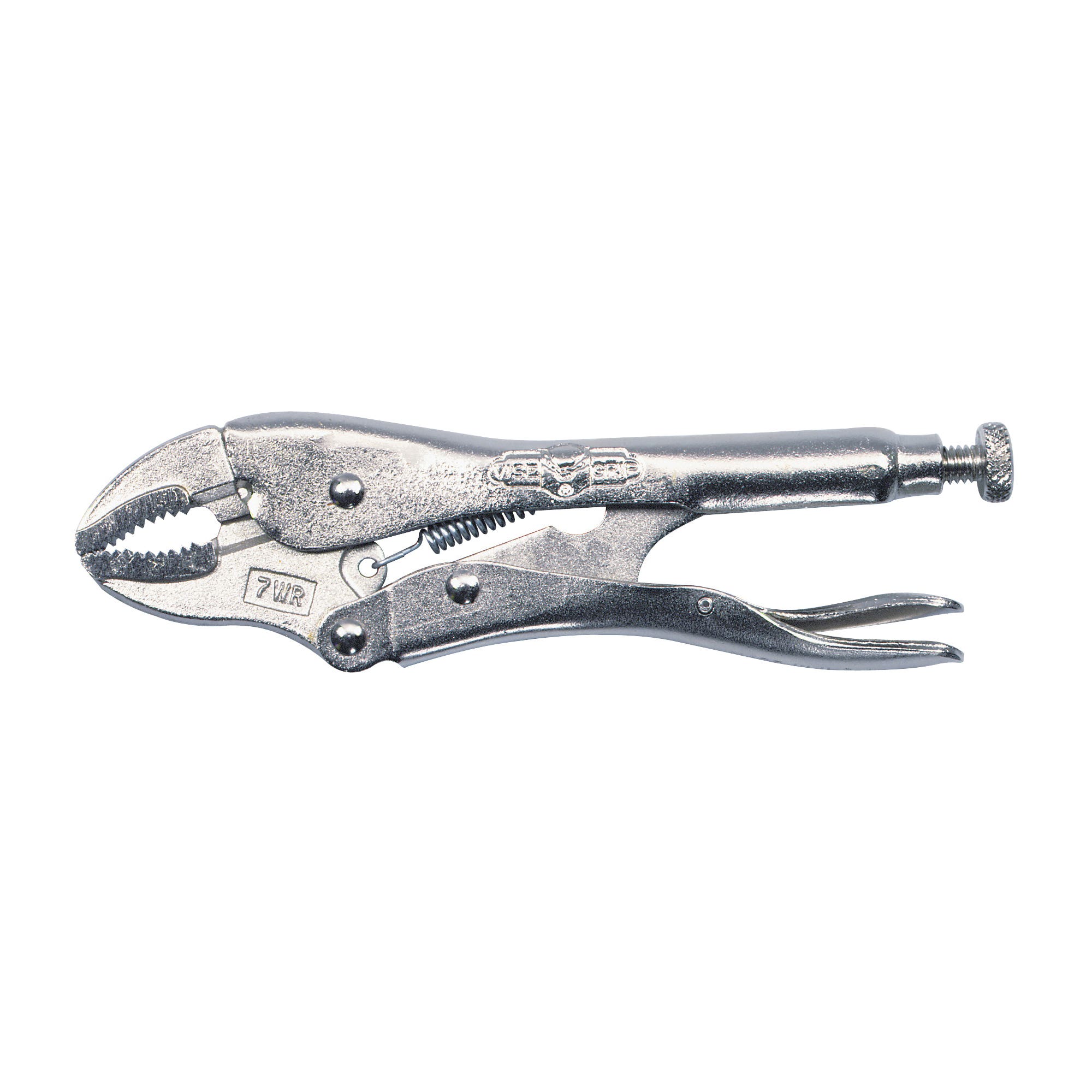 Irwin Original 502L3 Locking Pliers, 10 in OAL, 1-7/8 in Jaw Opening, Plain Grip Handle, 5/8 in W Jaw, 1-15/64 in L Jaw