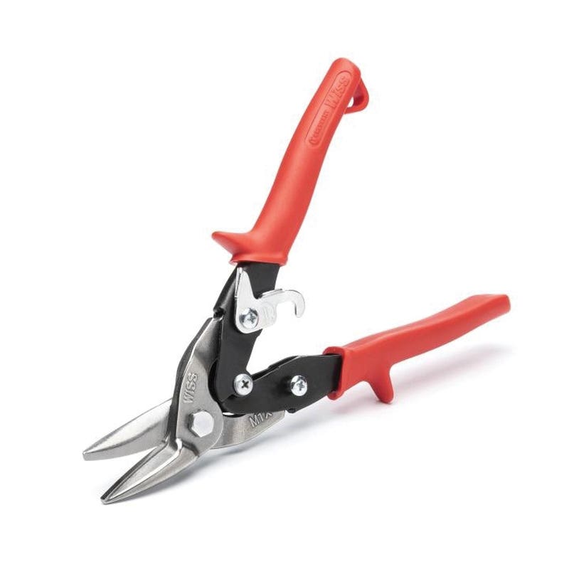 Crescent Wiss M1R Aviation Snip, 9-3/4 in OAL, 1.38 in L Cut, Left Cut, Molybdenum Steel Blade, Contoured Handle