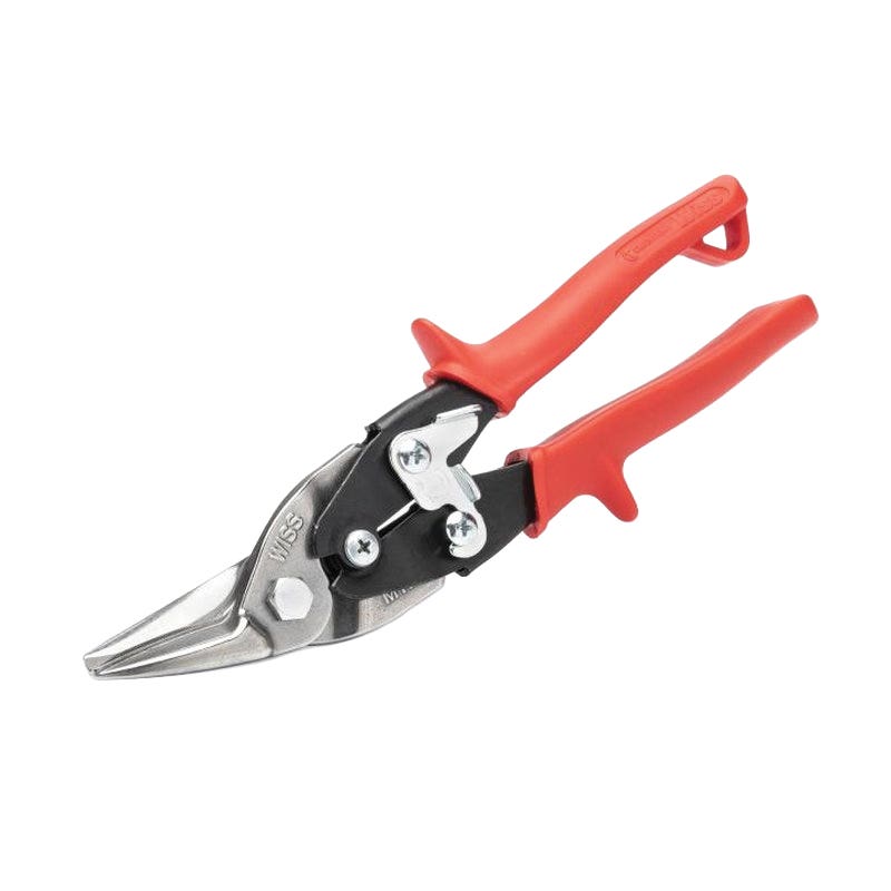 Crescent Wiss M1R Aviation Snip, 9-3/4 in OAL, 1.38 in L Cut, Left Cut, Molybdenum Steel Blade, Contoured Handle