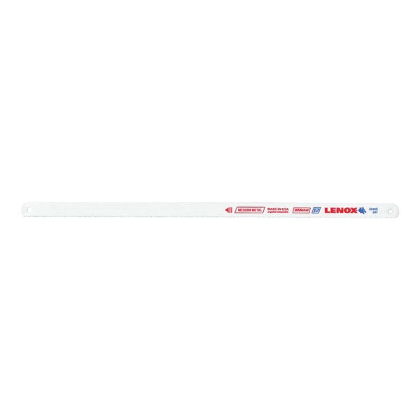 Lenox 20155S224HE Hacksaw Blade, Tuff Teeth, Bi-Metal, 1/2 in W, 12 in L, 24 TPI
