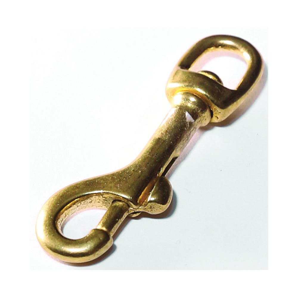 Baron 5025B-3/8 Bolt Snap, 1/4 in Snap Opening, 3 in L Dimensions, 80 lb Working Load, Bronze, Polished