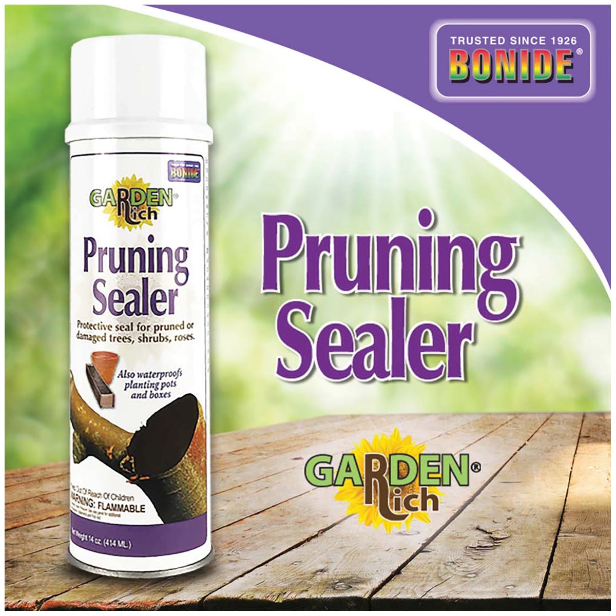 Bonide 221 Pruning Sealer, Liquid, Petroleum Solvent, Black, 14 oz Aerosol Can