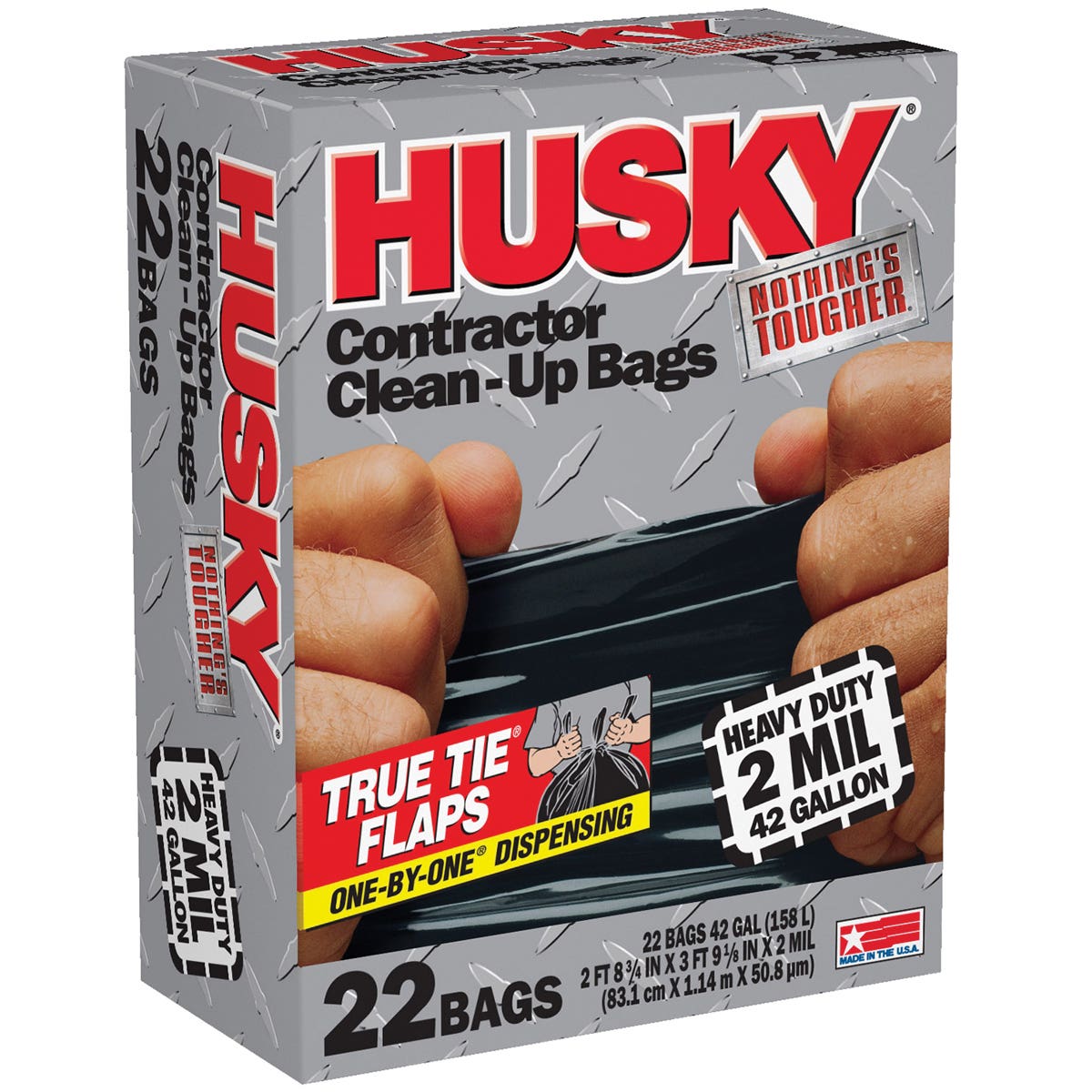 Husky Heavy Duty Contractor Clean-Up Bags, 42 Gal.