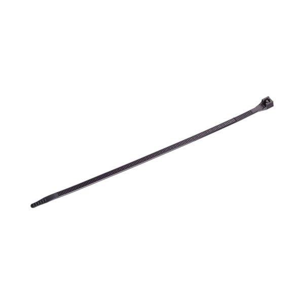 Gardner Bender 45-312UVB Cable Tie, 3 in Max Bundle Dia, Double-Lock Locking, 6/6 Nylon, Black, 11 in L