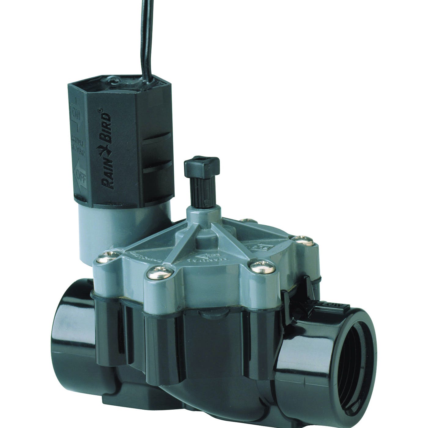 Rain Bird Irrigation Valve with Flow Control, Plastic Body