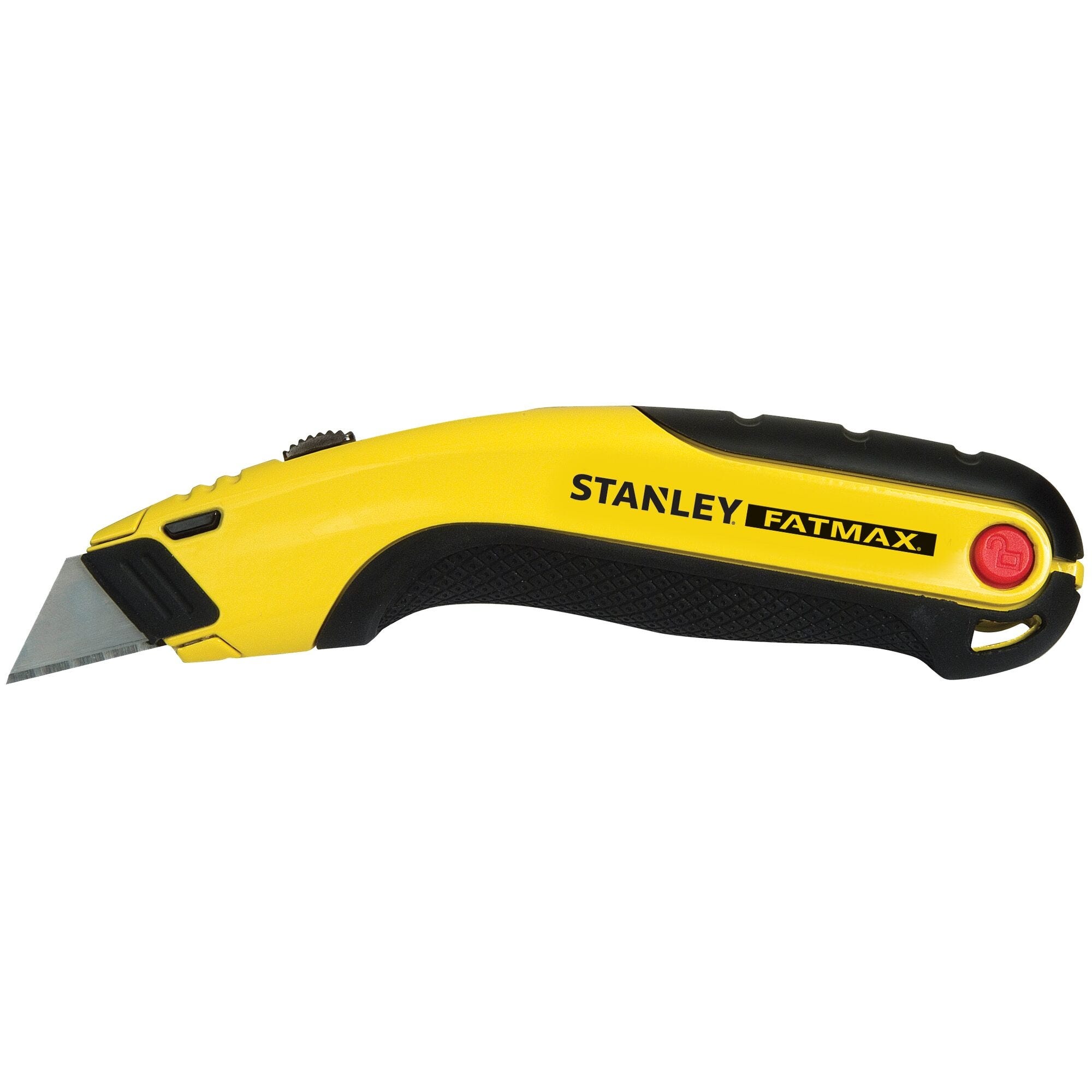 STANLEY Fatmax 10-778 Utility Knife, 2-7/16 in L Blade, 1-3/8 in W Blade, Carbon Steel Blade, Ergonomic Handle