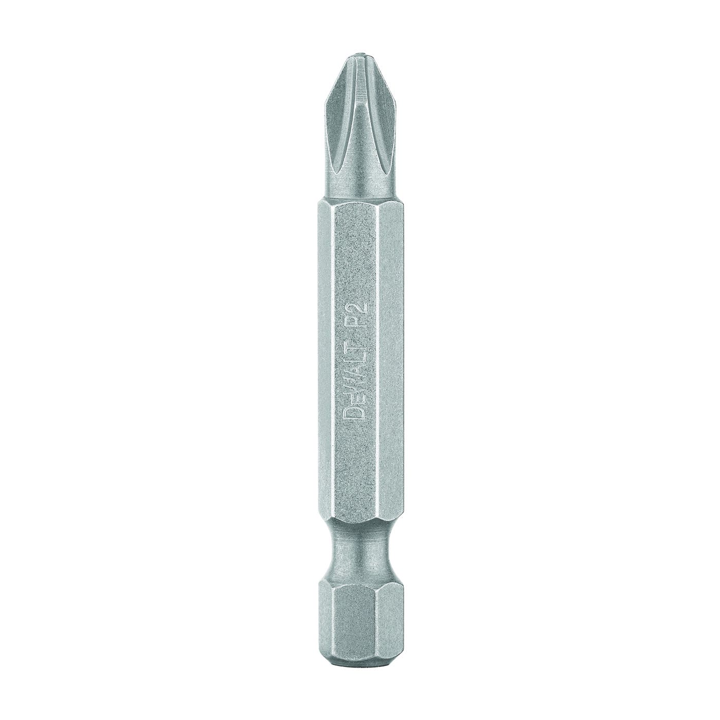DEWALT DW2022 Power Bit, #2 Drive, Phillips Drive, 1/4 in Shank, Hex Shank, 2 in L, Tool Steel