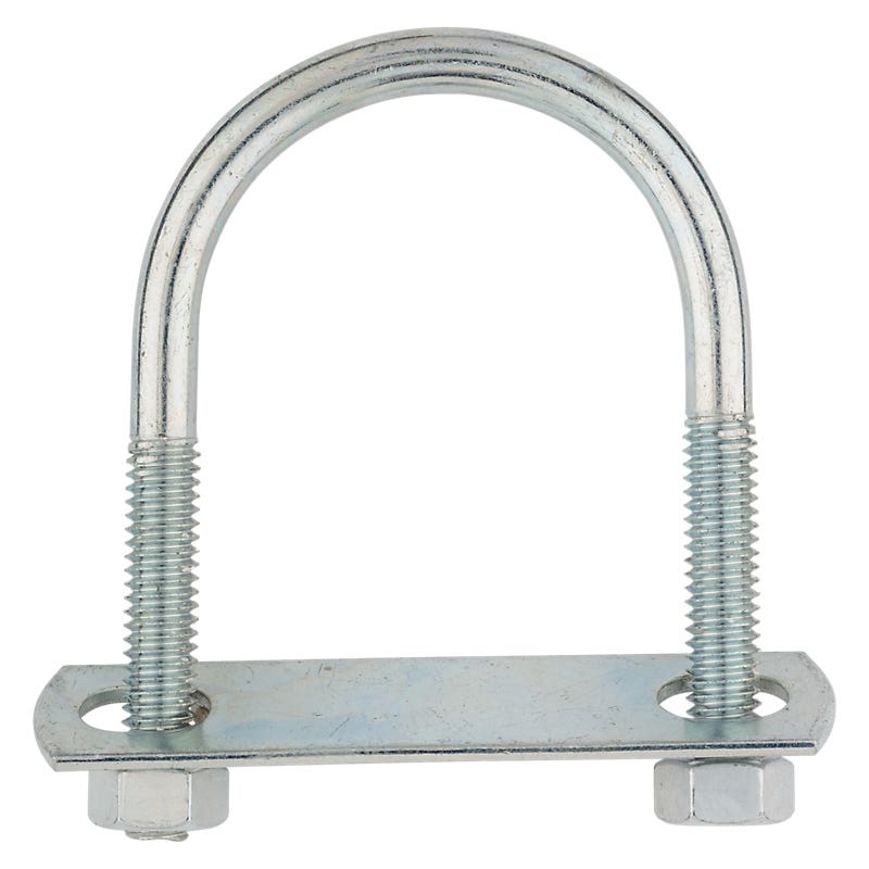 National Hardware N222-166 U-Bolt, 3-1/4 in L Inside, 2 in W Inside, 5/16-18 Thread, 1-1/2 in L Thread, Steel