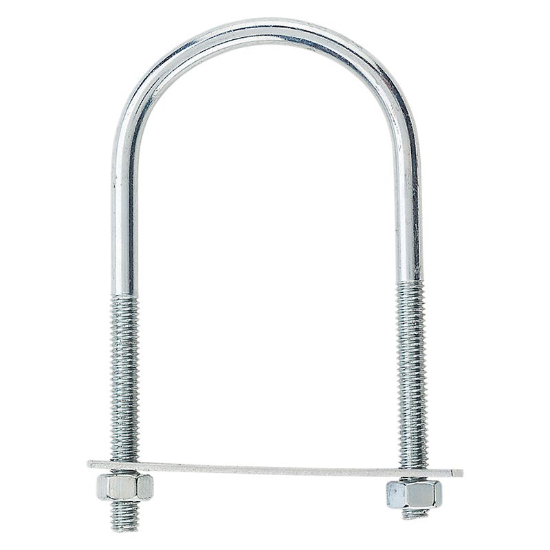 National Hardware N222-562 U-Bolt, 5 in L Inside, 2-1/2 in W Inside, 5/16-18 Thread, 1-1/2 in L Thread, Steel