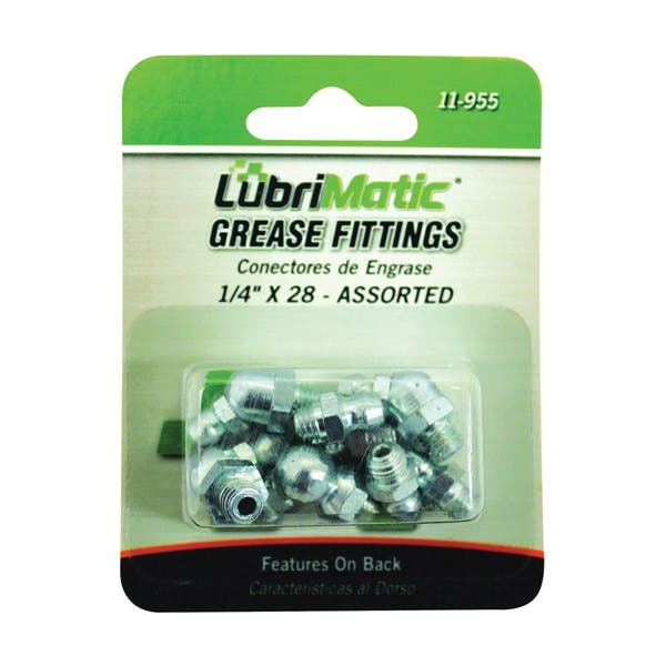 LubriMatic 11-955 Grease Fitting Assortment, 1/4 in