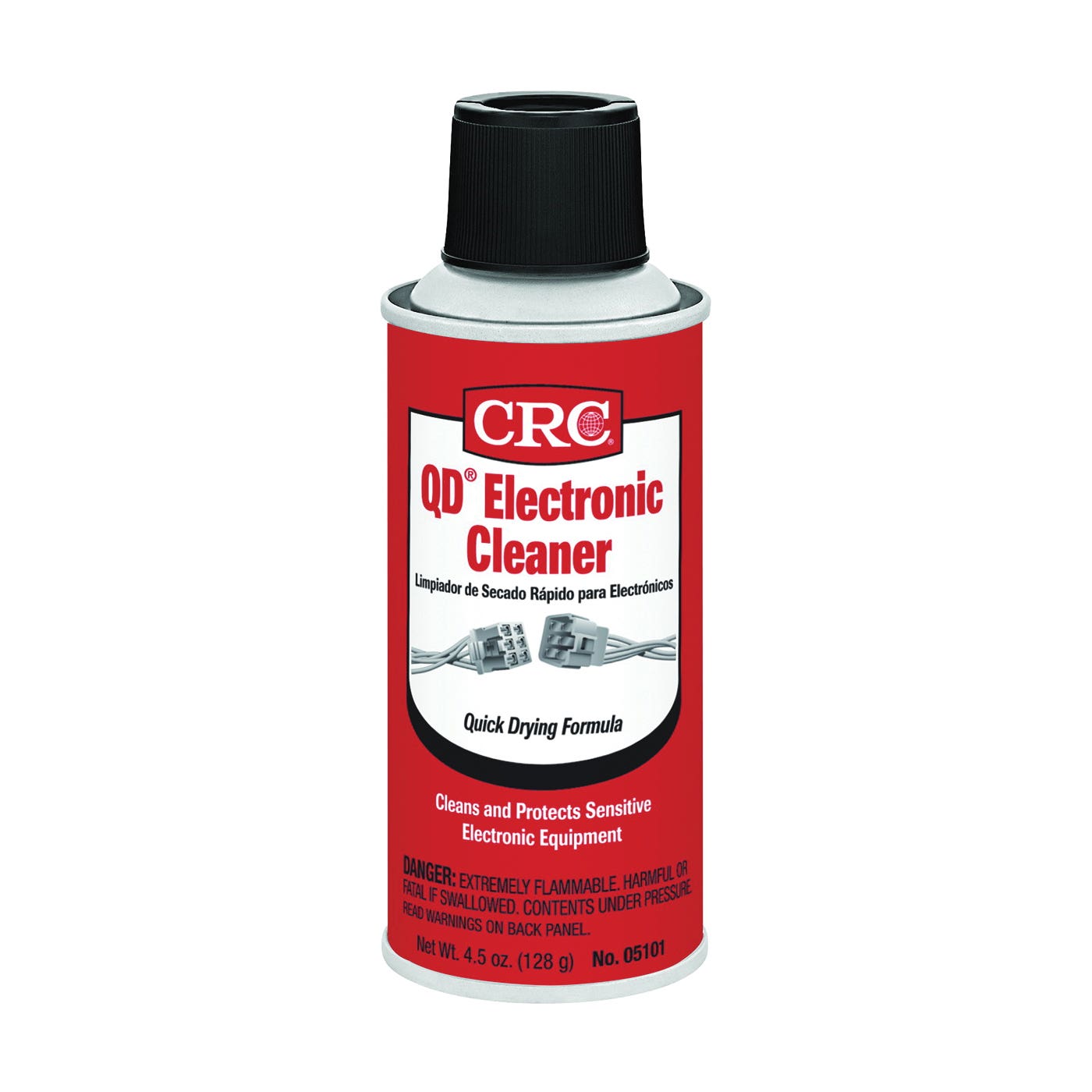 CRC QD Series 05101 Electronic Cleaner, 4.5 oz, Liquid, Alcohol