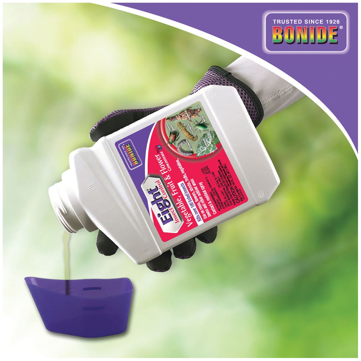 Bonide Eight 442 Insect Control, Liquid, Spray Application, 1 pt Bottle