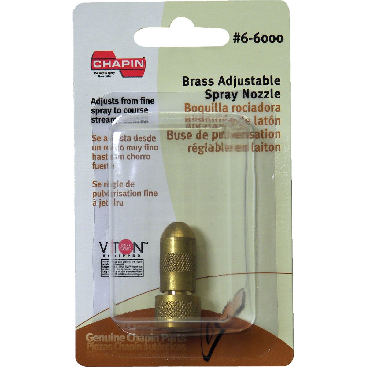 Chapin 6-6000 Brass Adjustable Cone Nozzle