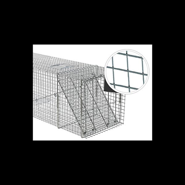 Victor Animal Trap, 15 in W, 15 in H, Spring-Loaded Door