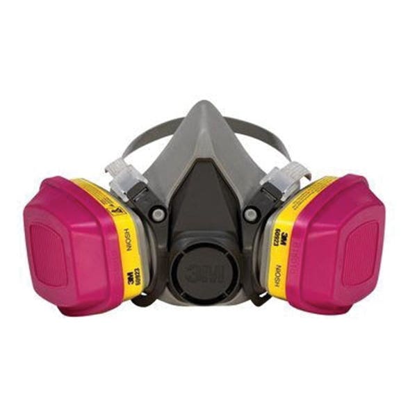 3M Valve Respirator M Size P100 Filter Class Dual Cartridge