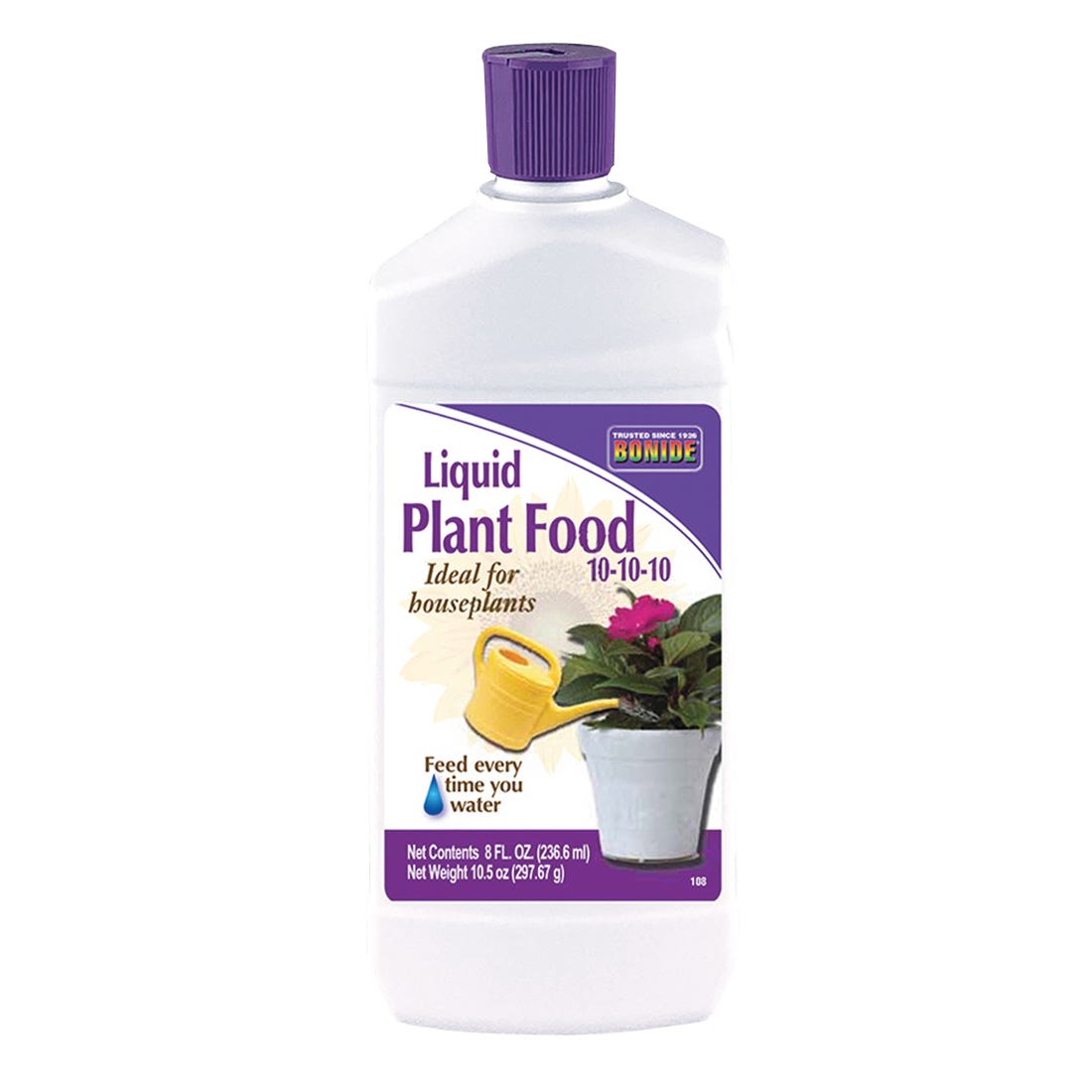 Bonide Plant Food, 8 oz Bottle, Liquid, 10-10-10 N-P-K Ratio