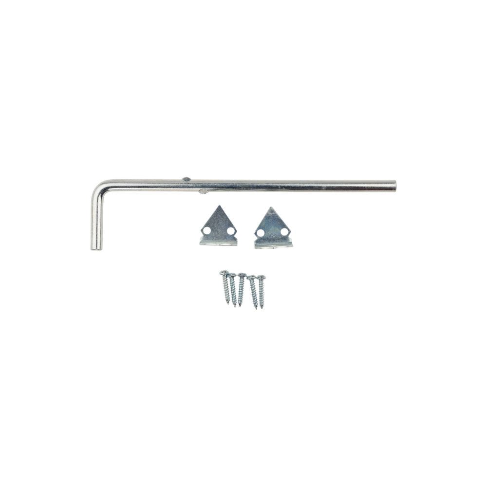 National Hardware V836 Series N152-058 Cane Bolt, 1/2 in Bolt Head, Steel, Zinc