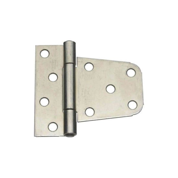 National Hardware N223-875 Gate Hinge, 4-1/4 in W Frame Leaf, 1.56 in H Frame Leaf, Steel, Zinc, Tight Pin, 48 lb