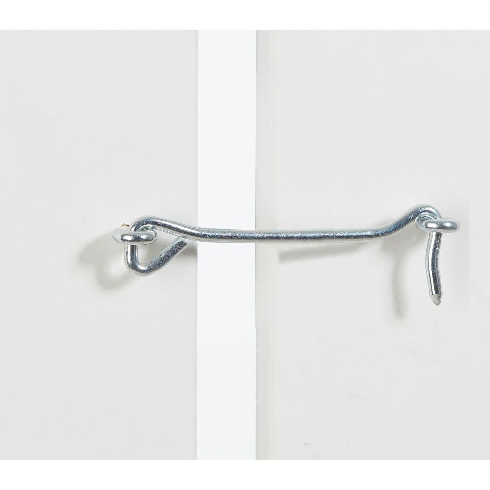 National Hardware V2000 Series N226-381 Hook and Eye, 6 in L Dimensions, Steel, Zinc, 1/PK