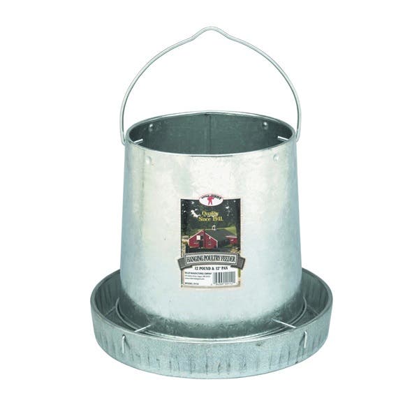 Little Giant Galvanized Poultry Feeder 12 lb