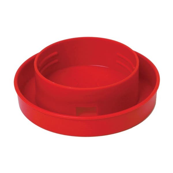 Little Giant Poultry Waterer Base Red 1 qt Small