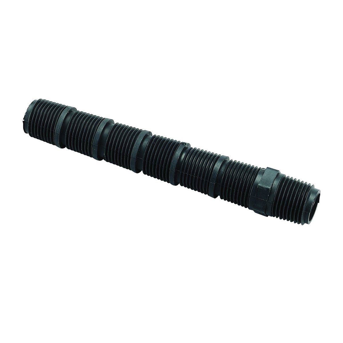 Orbit Cut-Off Riser, 1/2 x 3/4 in Connection, 6 in L, Polyethylene, Black