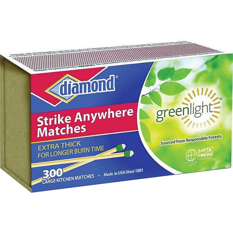 Diamond Strike Anywhere Matches 300 Count