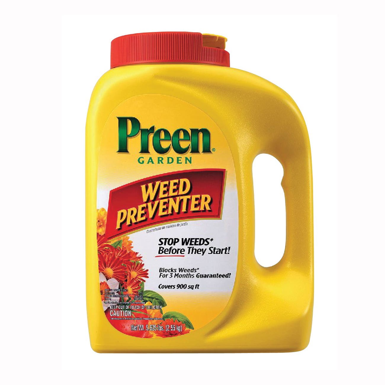 Preen Weed Preventer, Granular, 5-5/8 lb Bottle