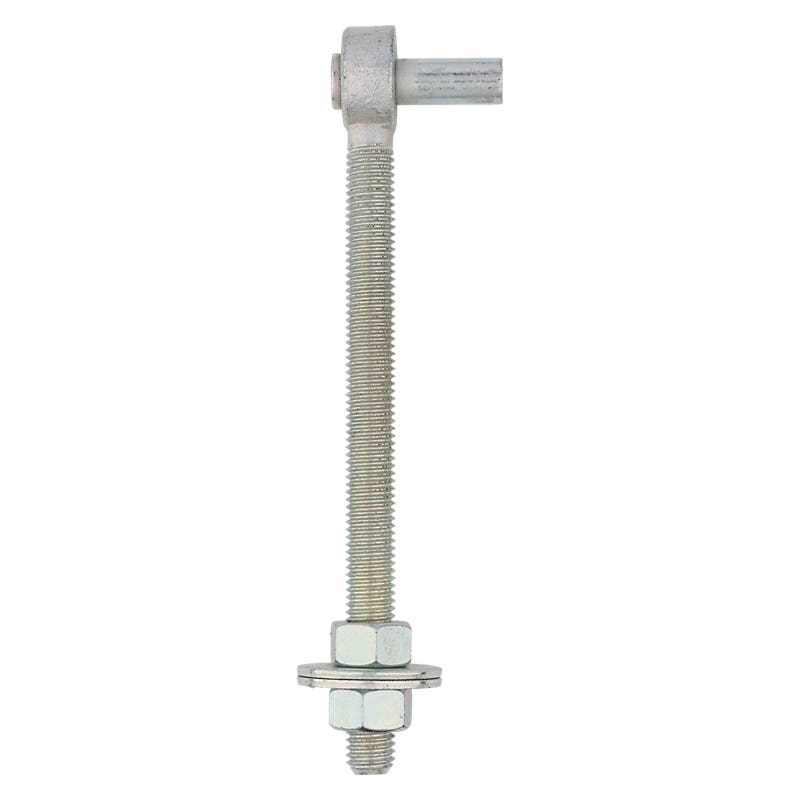 National Hardware N130-617 Full Threaded Bolt Hook, 5/8-11 Thread, 7-3/4 in L Thread, 9.13 in L, Steel, Zinc-Plated