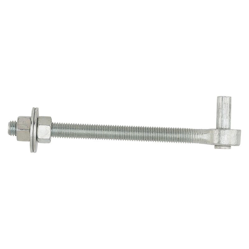 National Hardware N130-617 Full Threaded Bolt Hook, 5/8-11 Thread, 7-3/4 in L Thread, 9.13 in L, Steel, Zinc-Plated