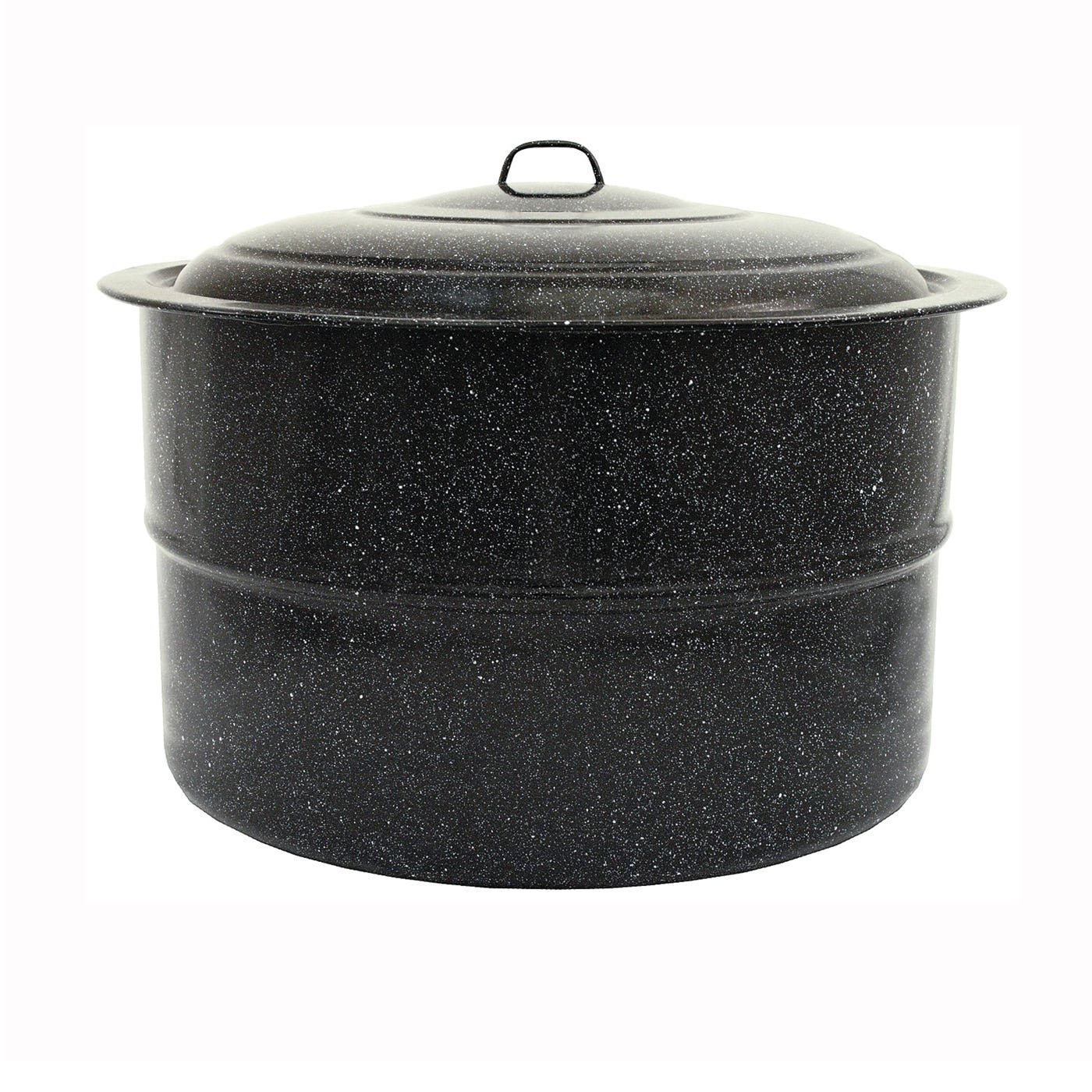 Granite Ware Canner, 33 qt Capacity, Steel, Porcelain Enamel-Coated
