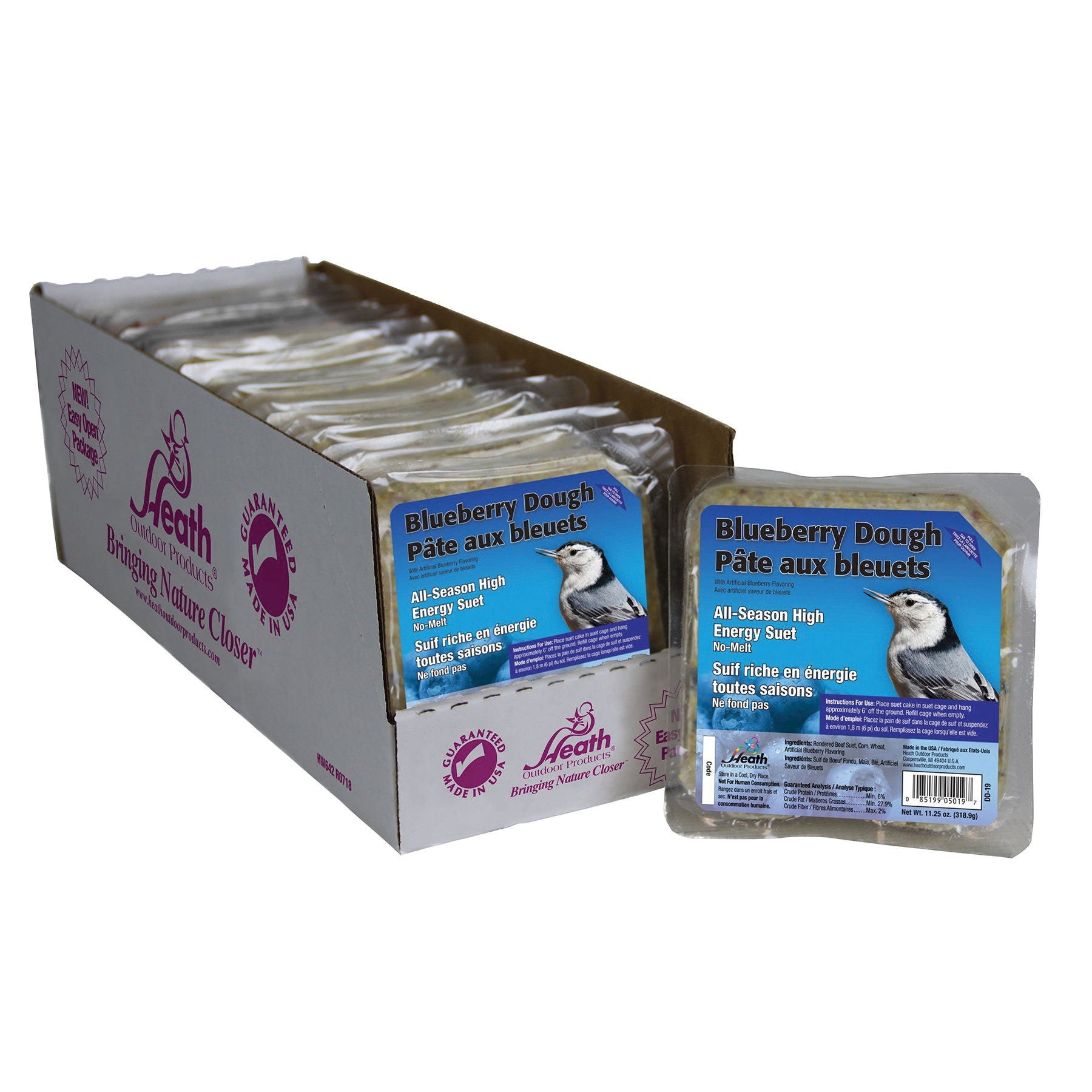 Heath Suet Cake, All-Season, Blueberry Dough, 11.25 oz
