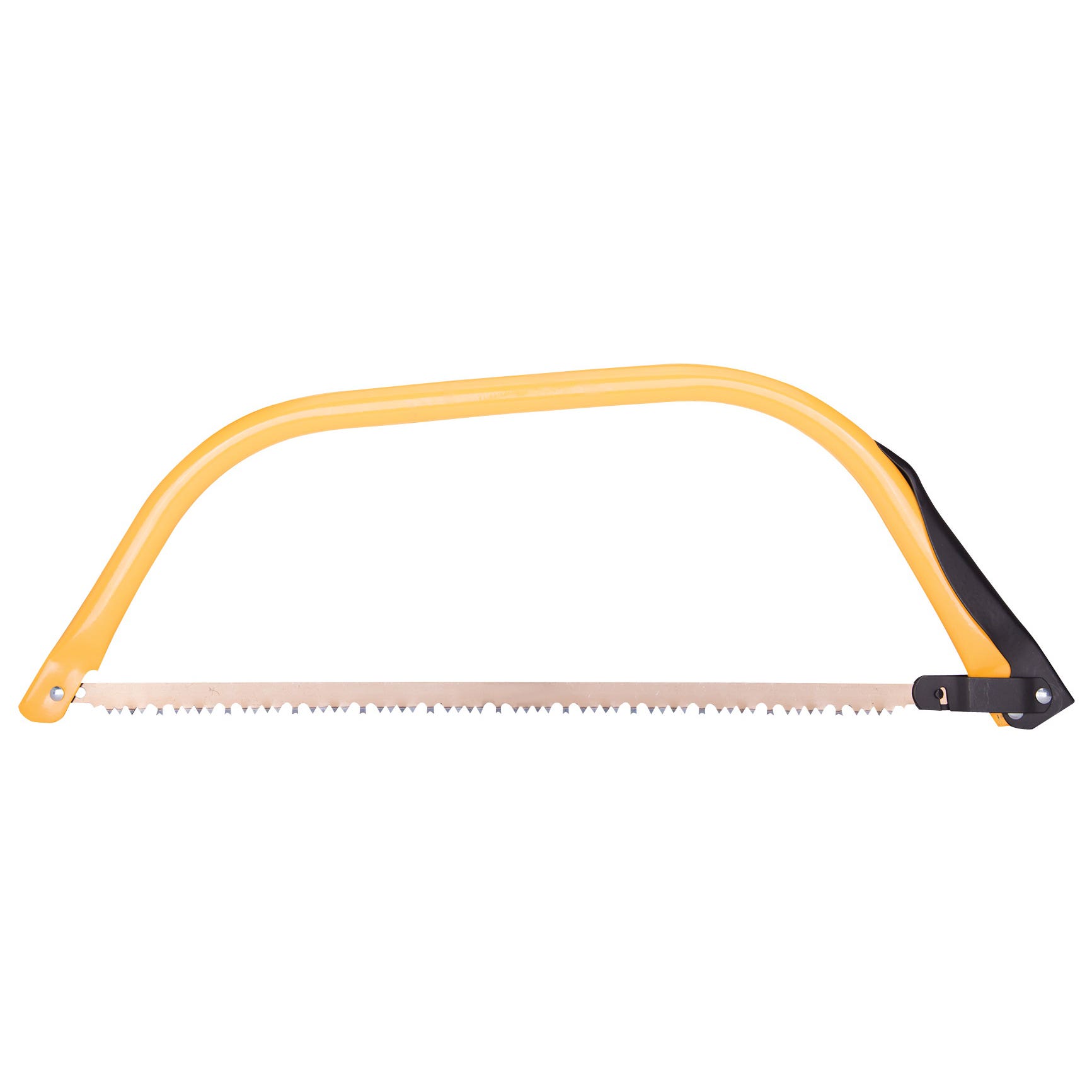 Landscapers Select Bow Saw, 21 in L Blade, Carbon Steel Blade, Steel Handle, Oval Tube Handle