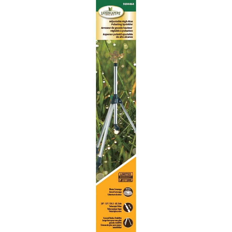Landscapers Select Lawn Sprinkler, Female, Round, Steel