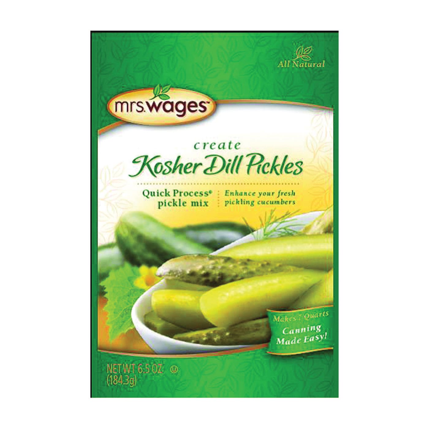 Mrs. Wages Kosher Dill Pickle Mix, 6.5 oz Pouch