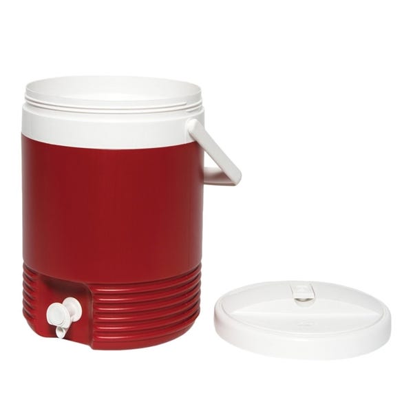 Igloo Legend Series Beverage Jug with Handle, 2 gal Cooler, Plastic, Diablo Red