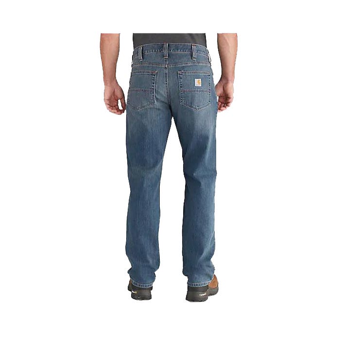 Carhartt 102804-964-36X32 Jeans, 36 in W, 32 in L, Coldwater, Relaxed Fit, Stretchable
