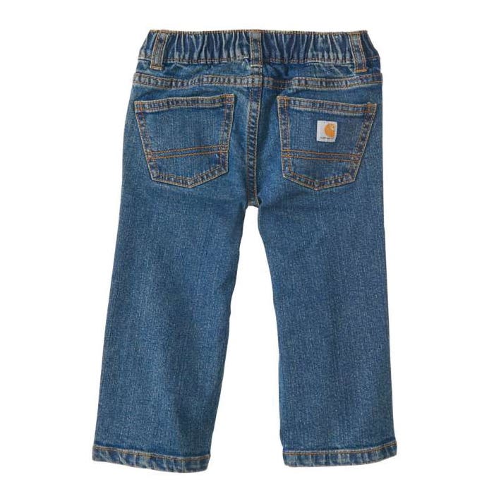 Carhartt Boys Jeans Cotton Elastane Denim Medium Wash Size 4T