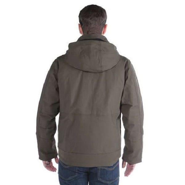 Carhartt Full Swing Series Steel Jacket, XL, Tarmac, Snap, Zipper Closure, Regular