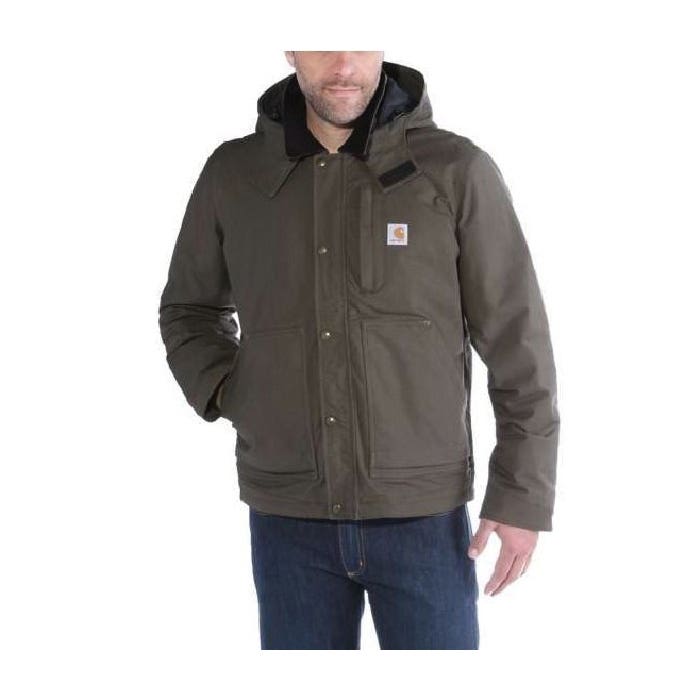 Carhartt Full Swing Series Steel Jacket, M, Tarmac, Snap, Zipper Closure, Regular