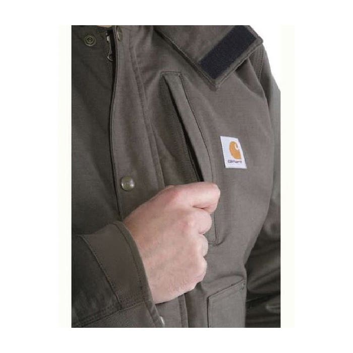 Carhartt Full Swing Series Steel Jacket, XL, Tarmac, Snap, Zipper Closure, Regular
