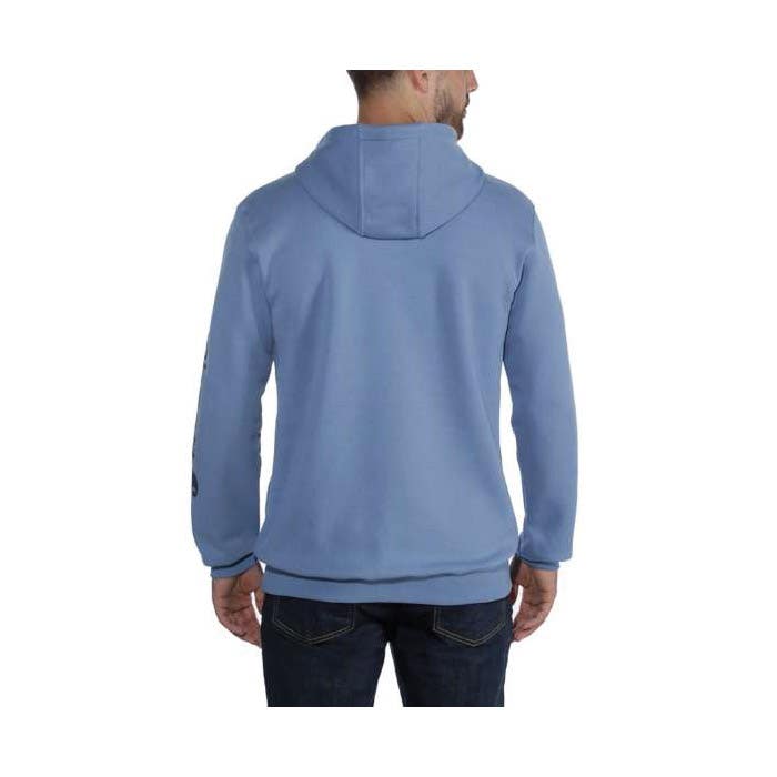 Carhartt Sweatshirt, 2XL, Regular, Cotton/Polyester, Port, Hooded Collar