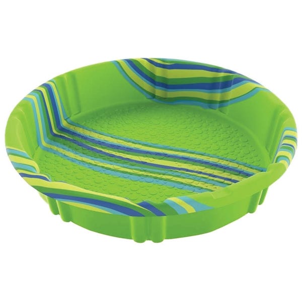 Gracious Living Pool, 46 in Dia, 3.9 in W, Round, Polyethylene, Green