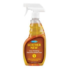 Farnam Leather New Easy-Polishing Glycerine Saddle Soap and Leather Cleaner 16 oz