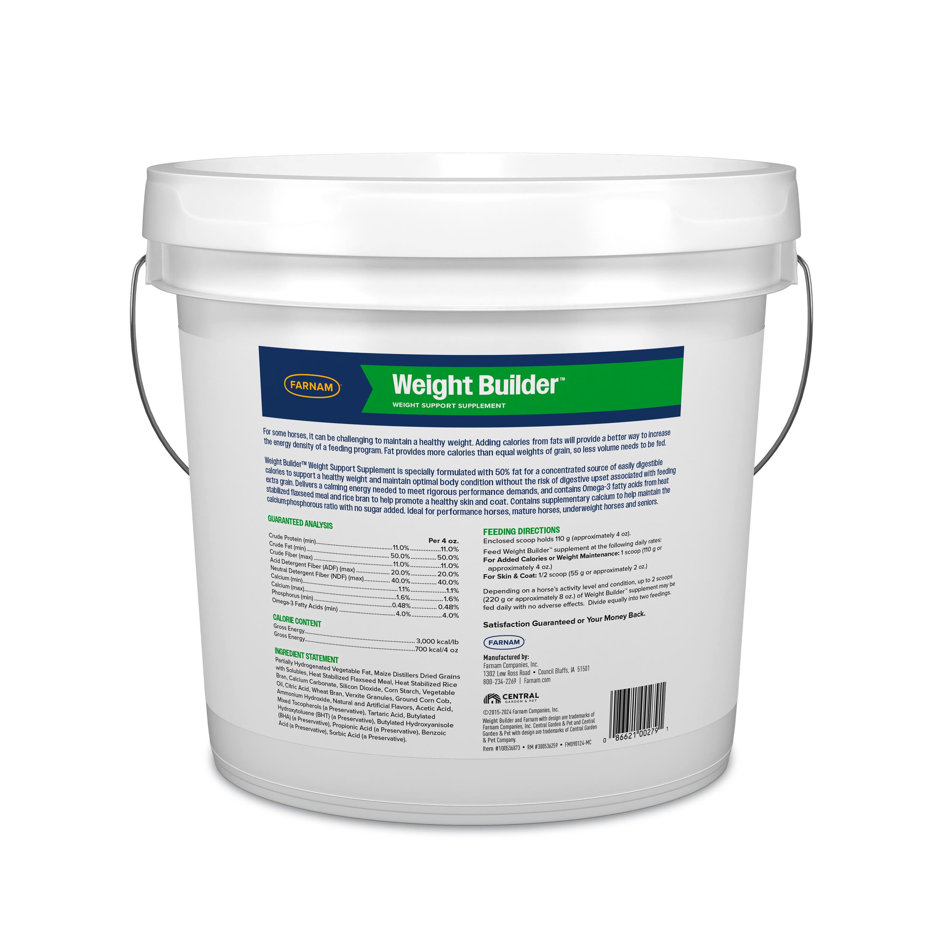 Farnam Weight Builder Equine Weight Supplement 7.5 lb