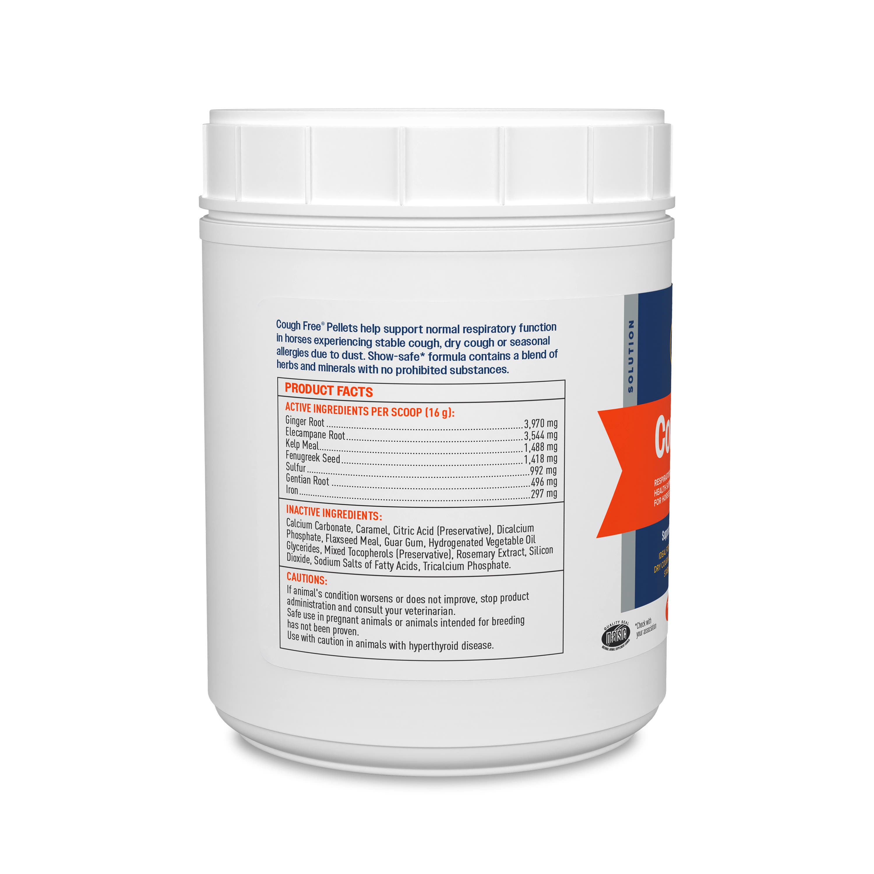 Farnam Cough Free Pellets Respiratory Health Supplement for Horses 2.5 lb