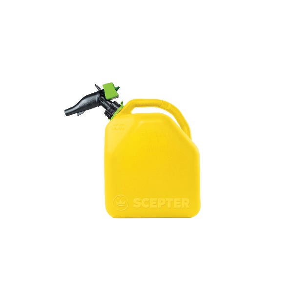 Scepter Diesel Container, 5 gal, HDPE, Yellow