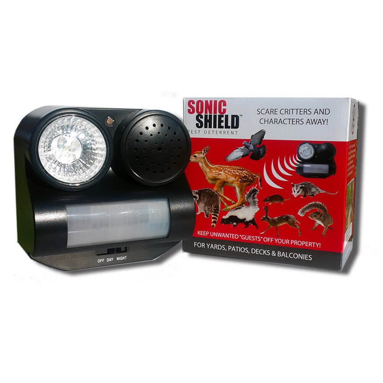 Bird-B-Gone Pest Deterrent, 5 in L, Repels: Birds, Deer, Raccoons, Skunk, Rats, Rabbits