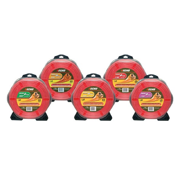 Echo Cross-Fire 311095063 Trimmer Line, 0.095 in Dia, 282 ft L, Nylon, Orange